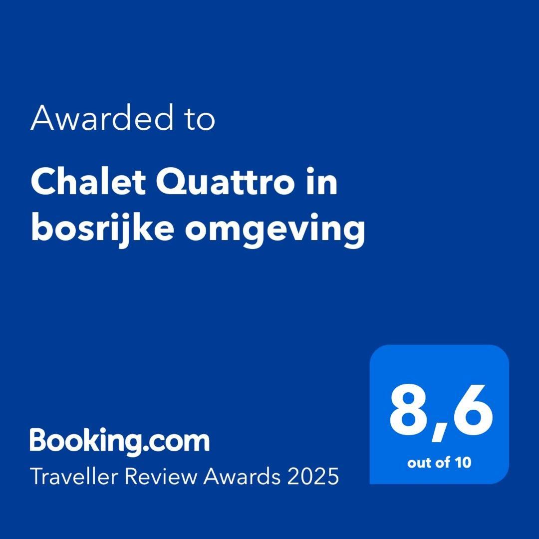 Chalet Quattro In Bosrijke Omgeving Anloo Exterior photo